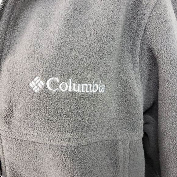 Columbia Gray Zipper Jacket sz Small - Picture 4 of 8